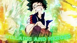 NEFFEX - Villains and Heroes [Lyrics x AMV] (My Hero Academia)