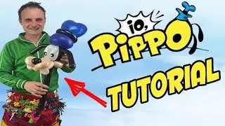 Modeling balloons Tutorial - (Disney character Goofy) - balloon twisting