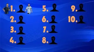 Blind Ranking the top 10 best footballers of all time!