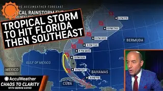 Aug. 2, 2024: Track Notes on Tropical Storm For Florida, Southeast