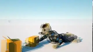 Jaxer Wolf 3D Animation