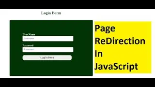 How To Open New Page After Login In JavaScript