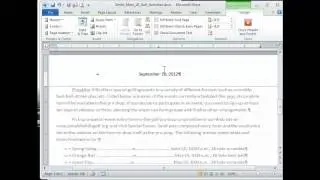 Centering And Right Aligning Text On the Same Line