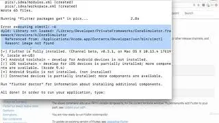Flutter : Generating Flutter Projects