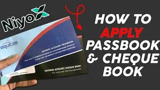 NiyoX Bank Passbook & Cheque Book Unpacking 😉 | NiyoX Bank Passbook & Cheque Book How To Apply