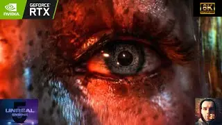 [8K60FPS] "Whispers in the Dark: A Descent into Madness" Metahumans Short-Film | Unreal Engine 5
