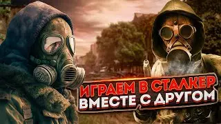 Играем в СТАЛКЕР С ДРУГОМ + СЮЖЕТ! 1-серия. Сталкер с другом по сети