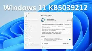 Windows 11 KB5039212 | June 2024 Patch Tuesday Update | OS build 22631.3737 | What's new