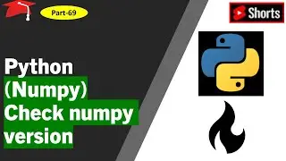 Python (numpy): Check your numpy version 