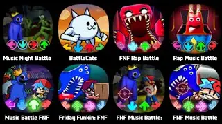 FNF Duet Cat Axel, FNF Battle Cats, Music Night Battle, FNF Rap Battle, Rap Music Battle, Full Mod
