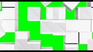 Cubes Form Rectangle│Motion Graphic Transitions│Green Screen│OBS