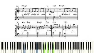 What Was I Made For? - Billie Eilish | Easy Piano