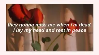 ☆lil peep☆ // praying to the sky (lyrics) ✞ 