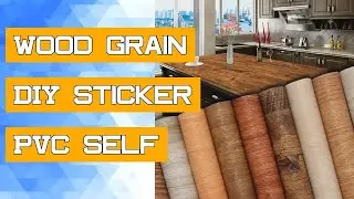 Wood Grain DIY Sticker PVC Self Adhesive Waterproof Wallpapers Renovation Furnitures Wall Sticker Ho