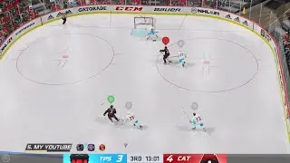 Sqeezed Through Like... What? - NHL 21 Clips
