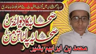 sahaba ka Deewana ban Sahaba pay Luta Tan man| best Urdu Nazam|By Muhammad Bin Ibaraheem bashir|