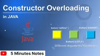 Use of Constructor Overloading in java | 5 Minutes Notes