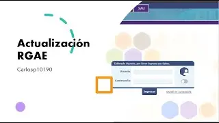 Actualización RGAE en linea