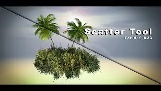 Cinema 4D Tool- Rebuild of Cinema 4D's R25 Scatter Tool for R19-R23