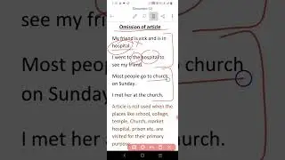 omission of article