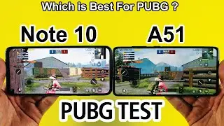 Redmi Note 10 vs Samsung Galaxy A51 PUBG MOBILE TEST - Snapdragon 678 vs Exynos 9611 Pubg Test🔥