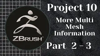 ZBrush | Full Training Course | Project 10 - Lesson 2/3 | Posing Masking Transpose And Polygroups
