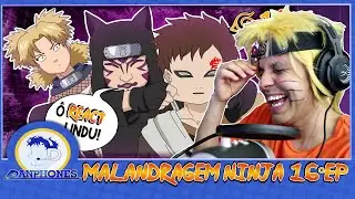 Naruto reage a Naruto Passa o Pergaminho! (Parte-1) -|- Malandragem Ninja 16°Ep [Voice Makers]