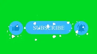 Green Screen Subscribe button pack