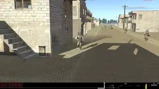 Airbase Counterinsurgency Perimeter Push (Stryker APCs and Centauro B1s), Steel Beasts Pro