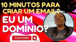 10 MINUTOS PARA CRIAR UM EMAIL PROFISSIONAL GRÁTIS E UM DOMÍNIO GRÁTIS + MUITAS DICAS INCRÍVEIS
