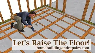 How To Raise Garage Floor When Converting It To Living Space - House Remodeling Ideas