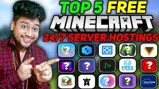 Top 5 Best Free Minecraft Server Hosting 2024 😍 | Best 24/7 Free Hosting 🔥