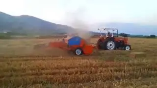 Efsane Türk Fiat 640 Balya yapıyor (KRAL)