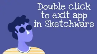 Double click to exit app in Sketchware