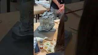 Sculpture art painting #artwork #design #painting #colors #drawing #diy #sculpture #reels #artist