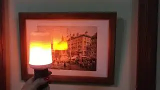 Светодиодная лампа с эффектом пламени (имитация огня) ESPADA E-E27-2835-7W, 85-265V