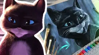 Drawing Puss Kitty Kitty Myagkolapka from 