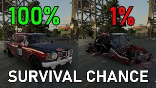 BeamNG.Drive Surival Chance #1 (Realistic sound 🚘) 😱
