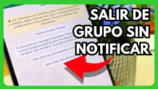 ✅ Nuevo Truco: Como Salir de un Grupo de Whatsapp SIN QUE SE DEN CUENTA (2024) NUEVA ACTUALIZACIÓN
