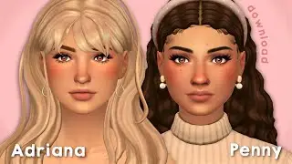 DOWNLOAD MY CC MODELS - Adriana & Penny FULL CC list!