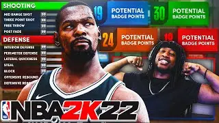 NBA 2K22 - CREATING THE BEST BUILD IN NBA 2K22! 99 OVERALL MAXED OUT TEST GAMEPLAY! | StaxMontana