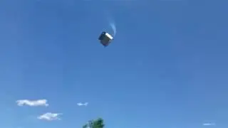 I added some music to a flying port a potty...