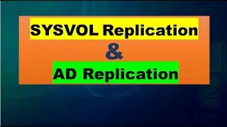 Difference between Sysvol replication and AD replication