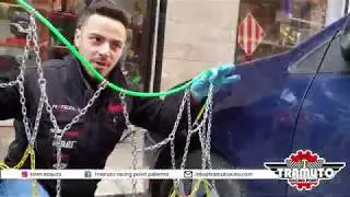 Montare le catene da neve in tre minuti - Metodo semplice e veloce - Tutorial Tramuto Auto