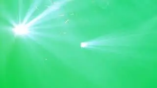Dj stage light effect green screen