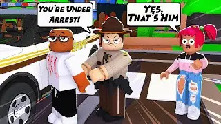 I Went To Jail Because Of My Crush! 😭 (Roblox Jailbreak Roleplay)