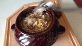 Вкуснейшая гречка в горшочке «ням-ням»