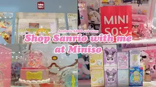 Shop Sanrio with me at Miniso 🌸 Blind Boxes and more! | Aesthetic ASMR unboxing