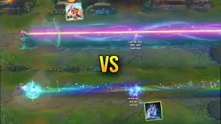 Faerie Court Lux vs Cosmic Lux Skin Comparison - League of Legends