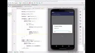 53. Create a Linear Progress Dialog